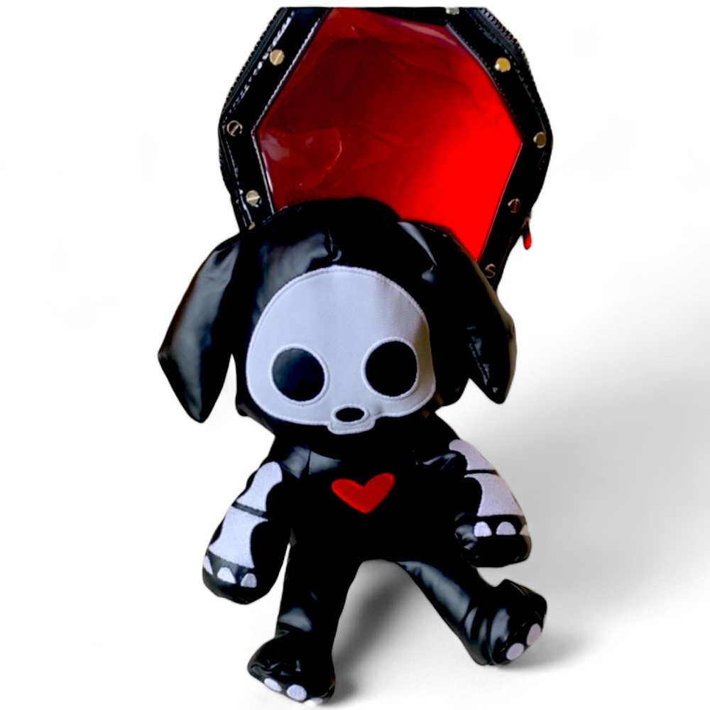 Dolls Kill x Skelanimals Dax 2 in 1 Coffin Backpack Crossbody Bag Purse NWT